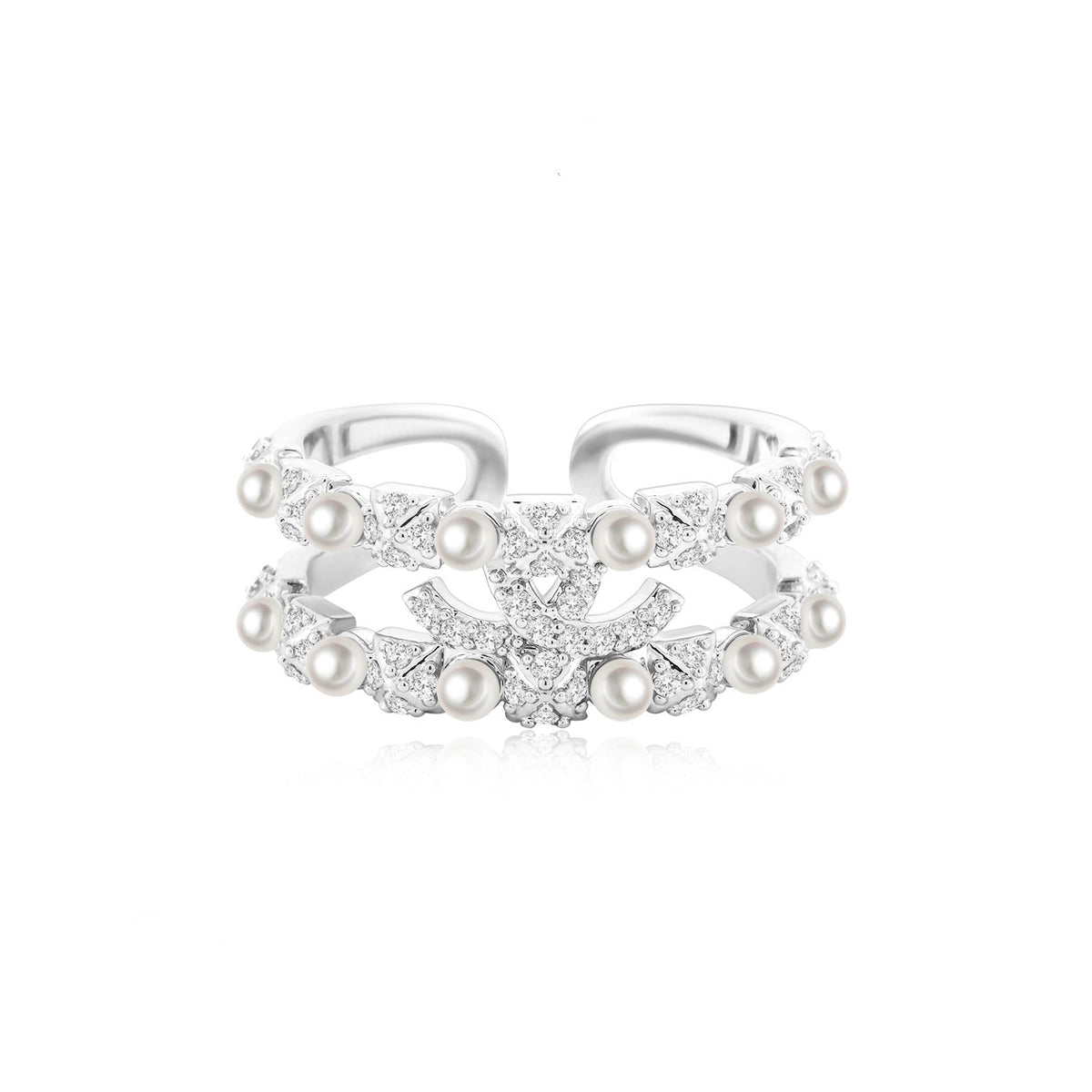 For Love - Fantasy Diamond Pearl Ring