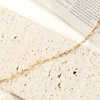 Minimalist Paperclip Personalized Name Necklace