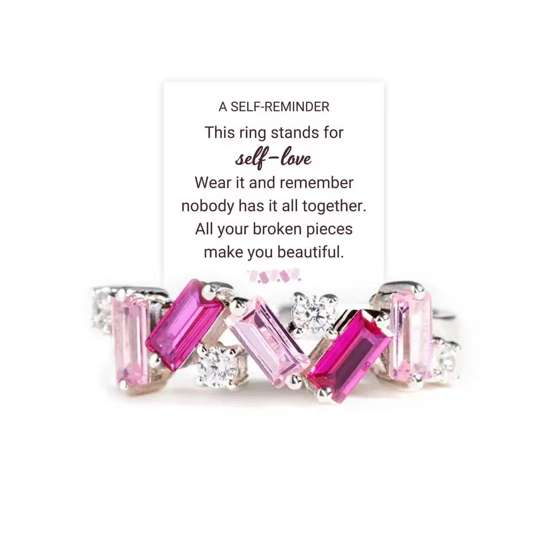 Nobody Has It All Together Self Love Band Ring