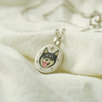 Custom Pet Engraved Photo Necklace