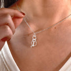 Personalised Cat Name Necklace