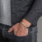For Love - To My Man Custom Leather Bracelet