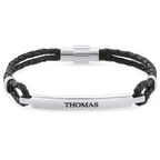 For Love - To My Man Custom Leather Bracelet