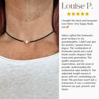 For Granddaughter - I am so proud of you freshwater pearl necklace