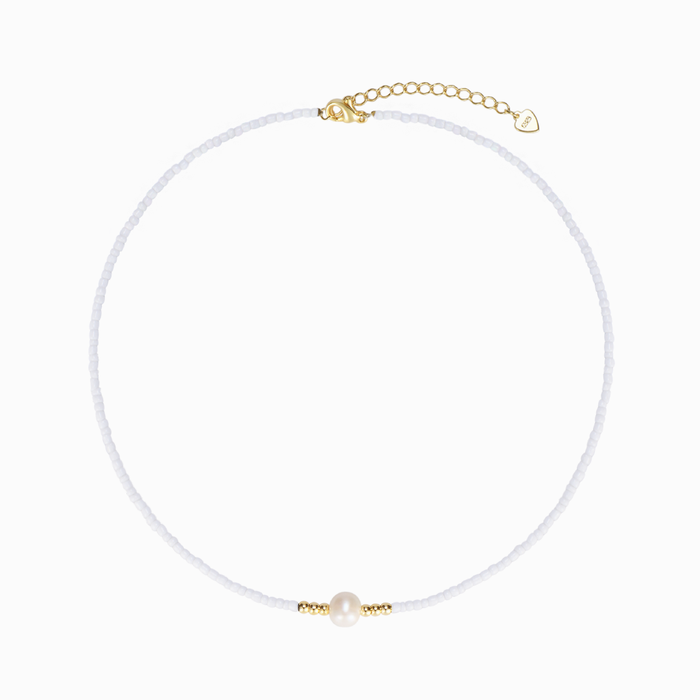 For Granddaughter - I am so proud of you freshwater pearl necklace