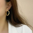 Minimalist Style Hoop Earrings