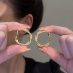 Minimalist Style Hoop Earrings