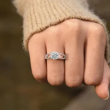 For Memorial - Even Death Can't Stop Me From Loving Him Wings Name Custom Ring