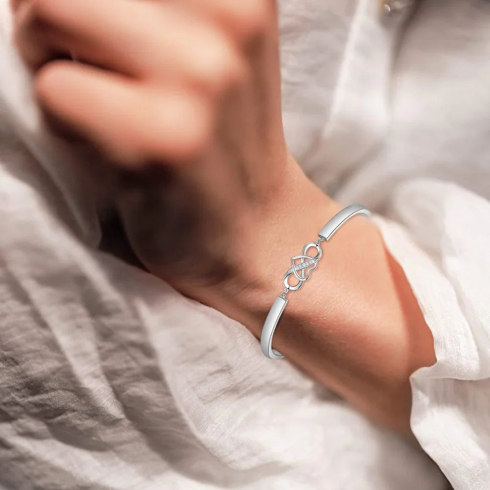 To My Daughter-In-Law | You Are Also My Daughter-In-Heart | Infinity Heart Bracelet