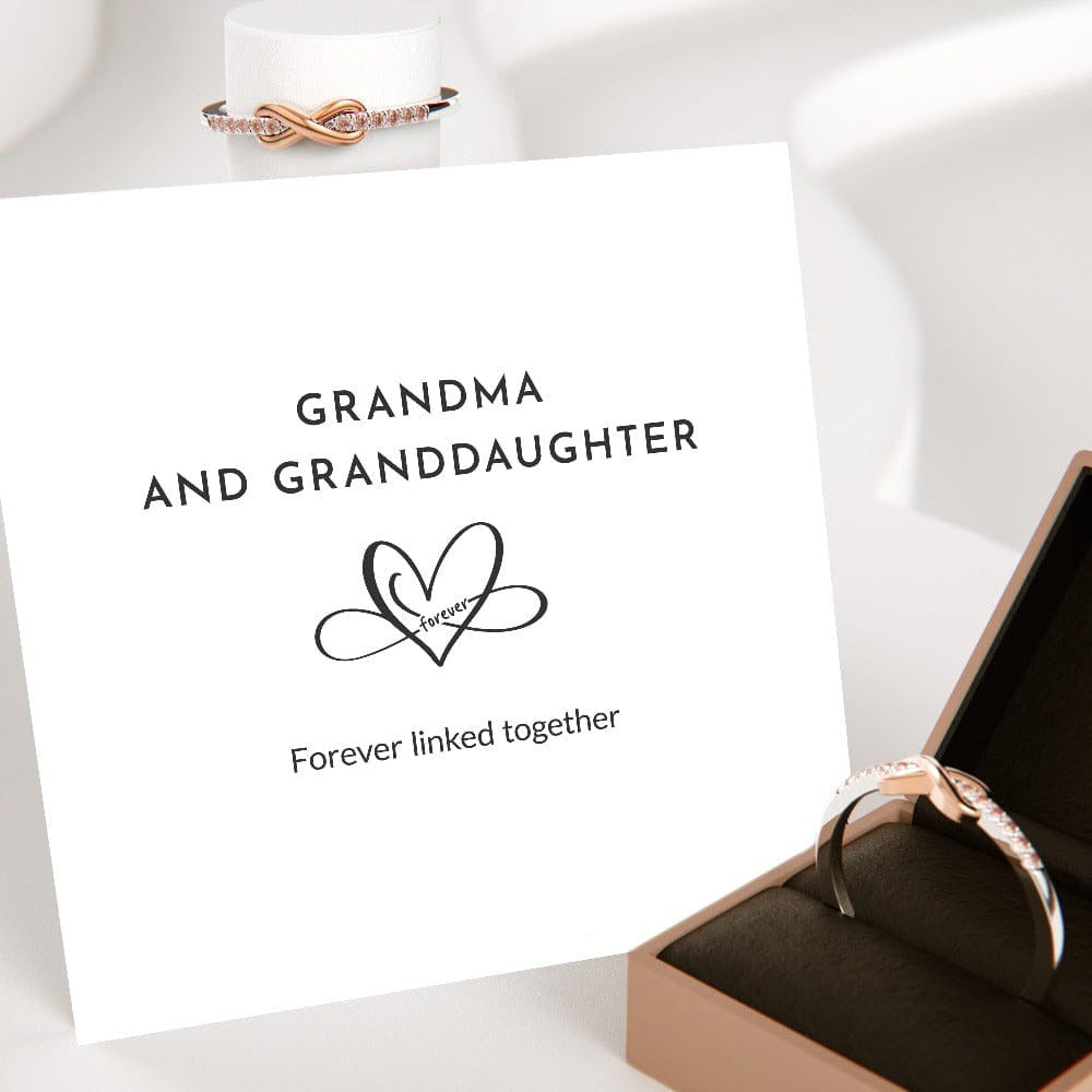 To My Granddaughter "Forever Linked Together" Ring