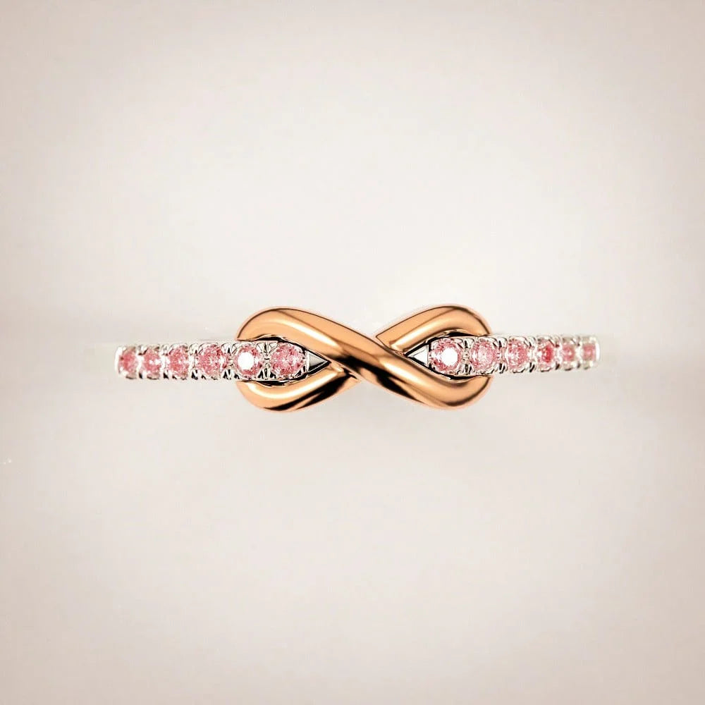 To My Granddaughter "Forever Linked Together" Ring