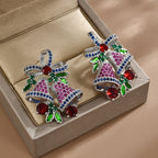 Shiny Christmas Wind Chime Earrings