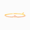 I Am Enough Pavé Heart Bracelet