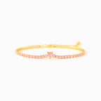 I Am Enough Pavé Heart Bracelet