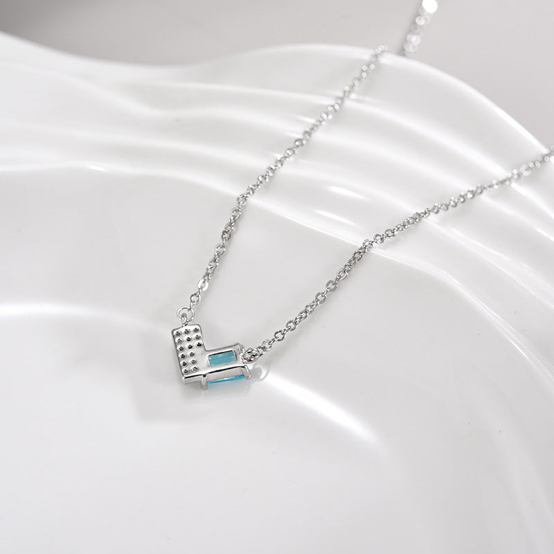 For Love - Interlocking Heart Diamond Necklace