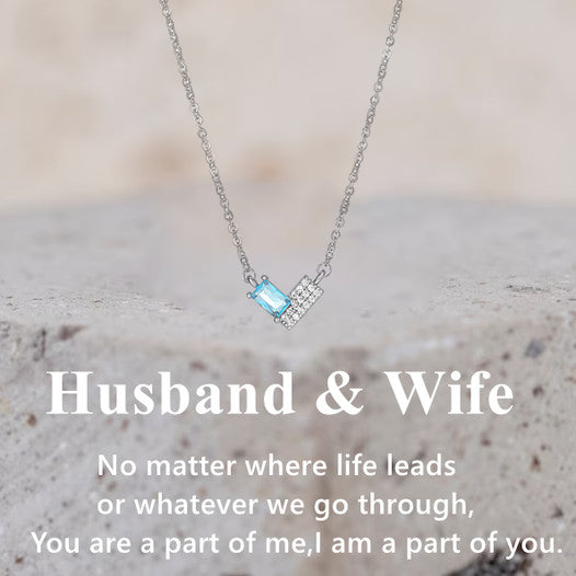 For Love - Interlocking Heart Diamond Necklace