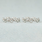 925 Sterling Silver Mother & Daughter Always Connected Infinity Heart Knot Ring