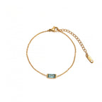 Custom Minimalist Birthstone Bar Necklace