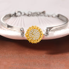 For Granddaughter - Sunflower Three-section Bracelet