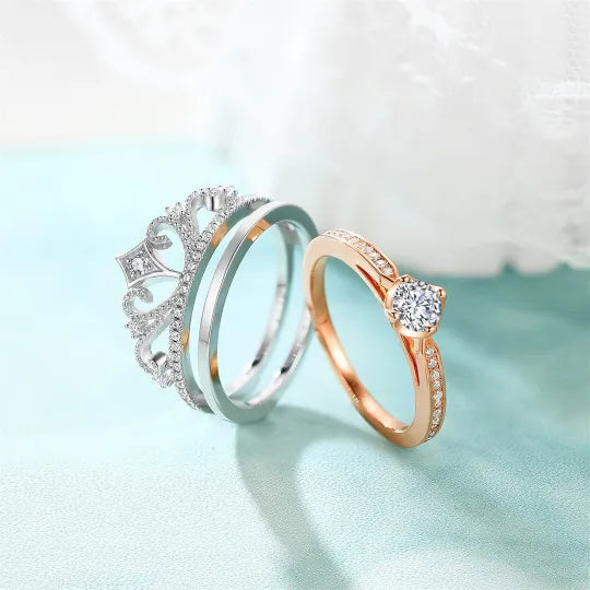 For Granddaughter - Straighten Your Crown 2-in-1 Crown Ring