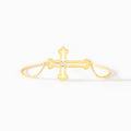 My Small Circle Of Female Friends Hollow Out Cross Bracelet