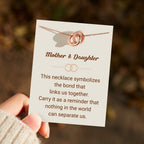 925 Sterling Silver Mother & Daughter Bond That Links Us Together Interlocking Necklace
