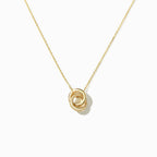 925 Sterling Silver Mother & Daughter Bond That Links Us Together Interlocking Necklace