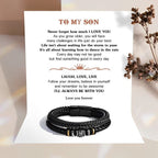 For Son - Laugh, Love, Live Vintage Bracelet