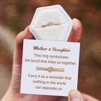 Bond That Links Us Matching Handcrafted Two Strand Knot Ring