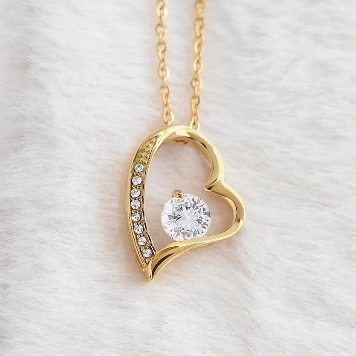 For My Granddaughter -You Are Always In My Heart Necklace