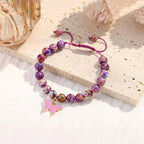 For Granddaughter- Butterfly Beaded Bracelet