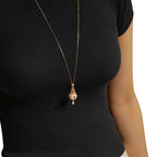 60% OffPearl & Gemstone Lavalier Pendant