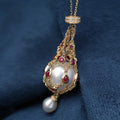 60% OffPearl & Gemstone Lavalier Pendant