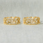925 Sterling Silver Our Bond Is My Safety Net Weave Rings