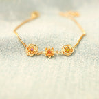 1-10 Three-Dimensional Birth Flowers Bracelet