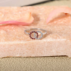 For Love - Custom Birthstones Interlocking Ring