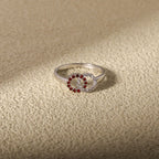 For Love - Custom Birthstones Interlocking Ring