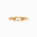 The Purest Love Matching Oval Cut Opal Ring