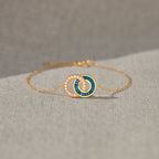 Mother & Son Linking Circles Bracelet