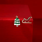 Christmas Santa Claus Tassel Earrings
