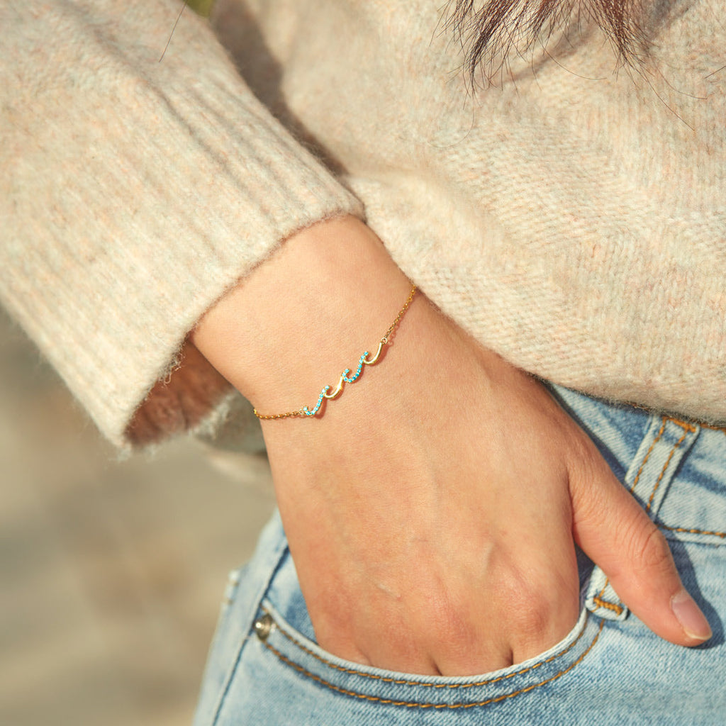 To My Besties For Life Wave Friendship Bracelet