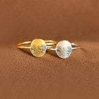 You’ve Survived Too Many Storms To Be Bothered By Raindrops Engraved Wave Ring