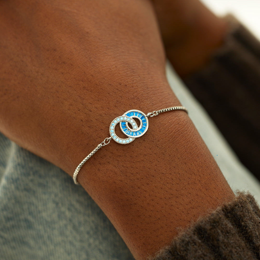 For Friends Unbreakable Bond Linking Circles Bracelet