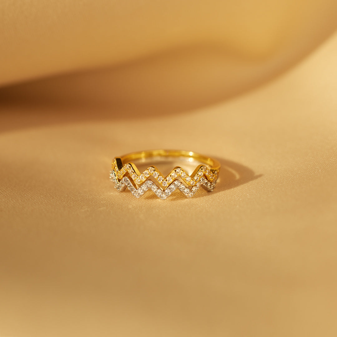 925 Sterling Silver To Daughter From Mom Highs And Lows Ring