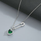 For Unbiological Daughter - Custom Birthstone Interlocking Necklace