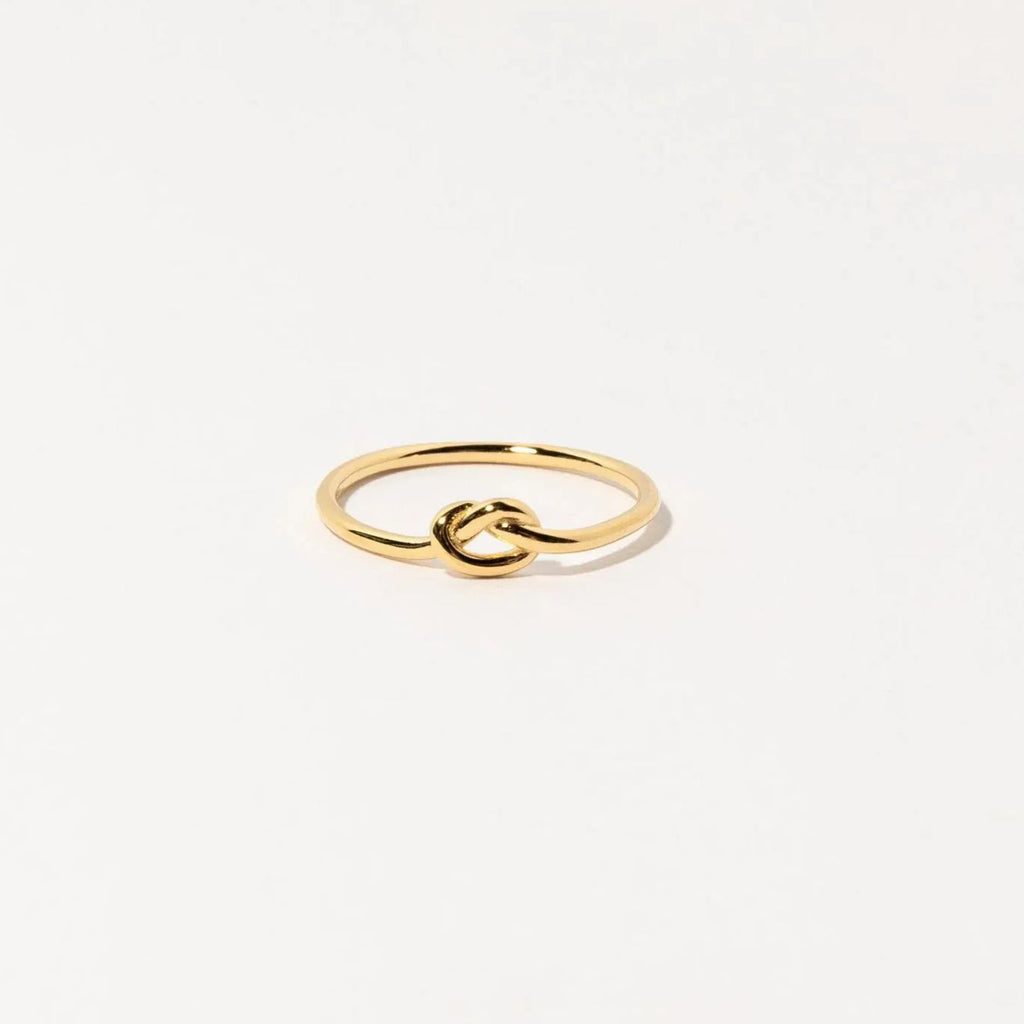 Mother & Daughter Always Connected Infinity Knot Ring