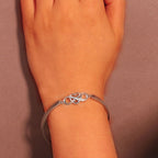 I Love You Forever and Always Infinity Heart Bracelet