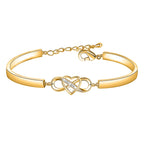 I Love You Forever and Always Infinity Heart Bracelet