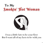 For Love - To My Smokin' Hot Woman Double Heart Bracelet