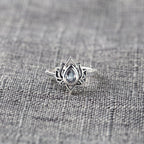 F︎ck It And Begin Again Lotus Ring